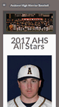 Mobile Screenshot of andoverwarriorbaseball.com