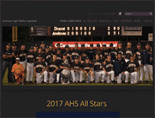 Tablet Screenshot of andoverwarriorbaseball.com